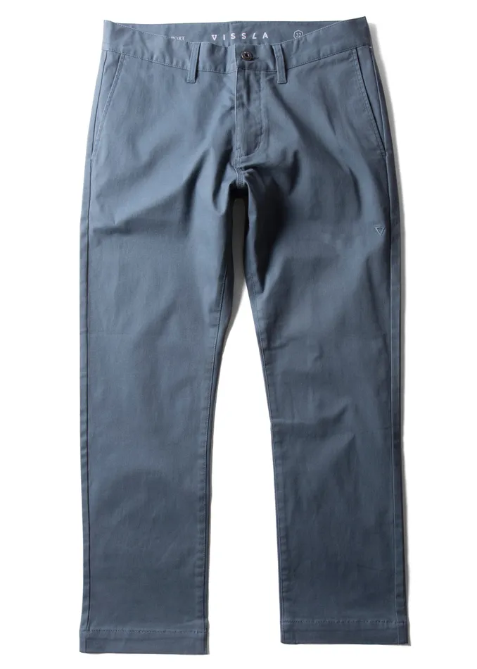 Men Pants and Denim Vissla Creators Port Chino Pant Blue Slate