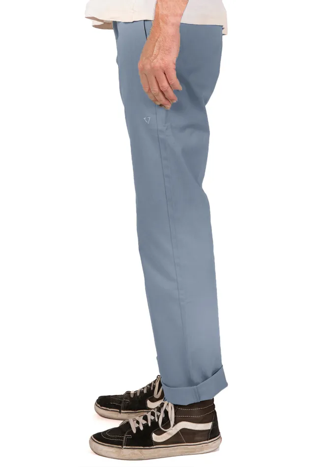 Men Pants and Denim Vissla Creators Port Chino Pant Blue Slate Men Pants and Denim Vissla Creators Port Chino Pant Blue Slate