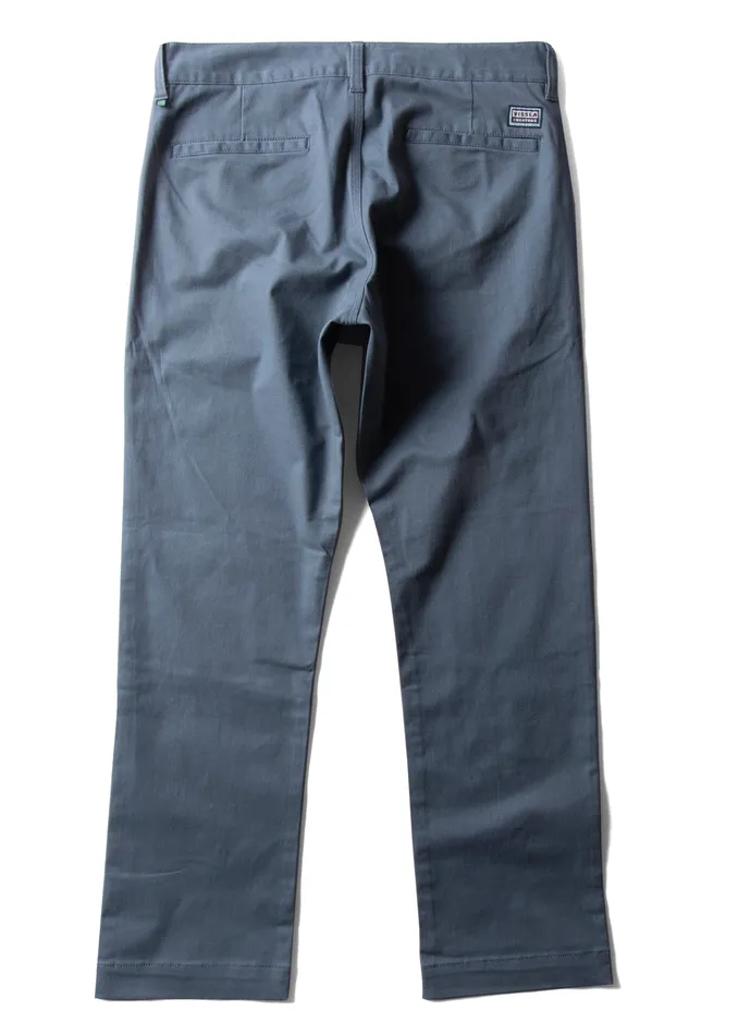 Men Pants and Denim Vissla Creators Port Chino Pant Blue Slate Men Pants and Denim Vissla Creators Port Chino Pant Blue Slate