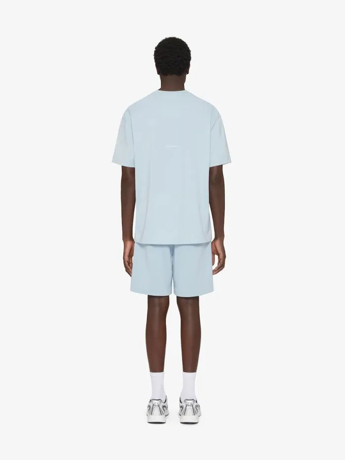 Men Pants and Shorts Givenchy Bermuda Shorts In Fleece Sky Blue