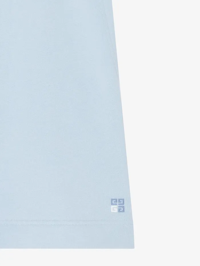 Men Pants and Shorts Givenchy Bermuda Shorts In Fleece Sky Blue