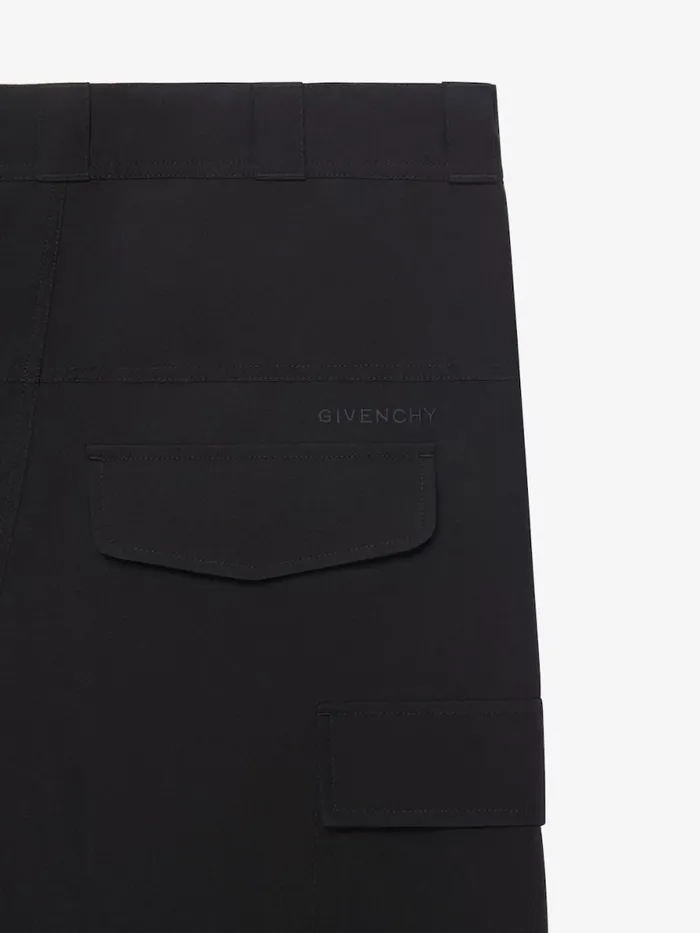 Men Pants and Shorts Givenchy Cargo Pants In Wool Black