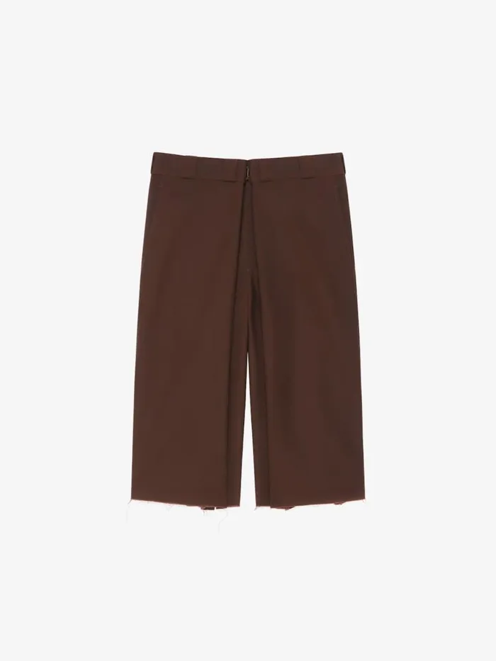 Men Pants and Shorts Givenchy Extra Wide Chino Bermuda Shorts In Canvas Brown