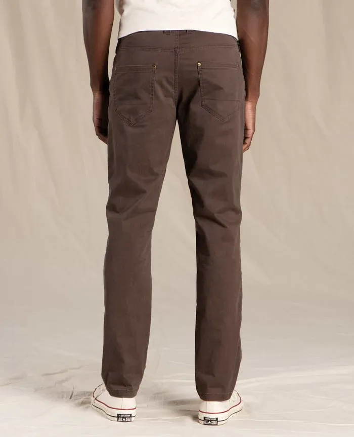 Men Pants Toad and Co Mission Ridge 5 Pocket Lean Pant Barnwood Vintage Wash