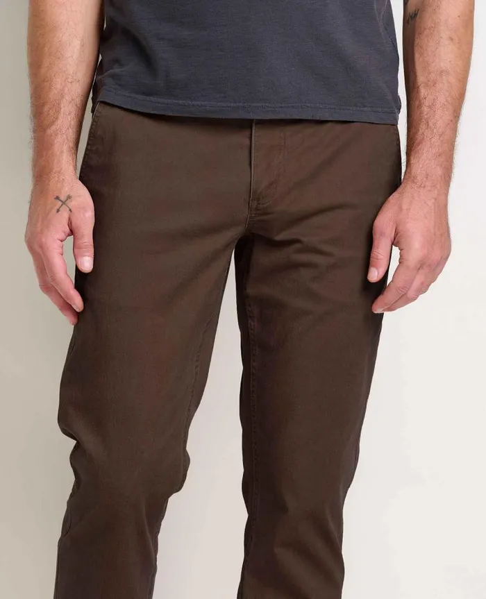 Men Pants Toad and Co Mission Ridge Lean Pant Barnwood Vintage Wash