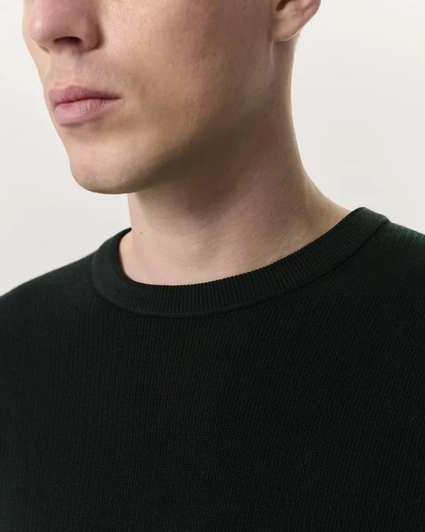 Men rag and bone Harvey Crew BlackBlackIvory Sweaters