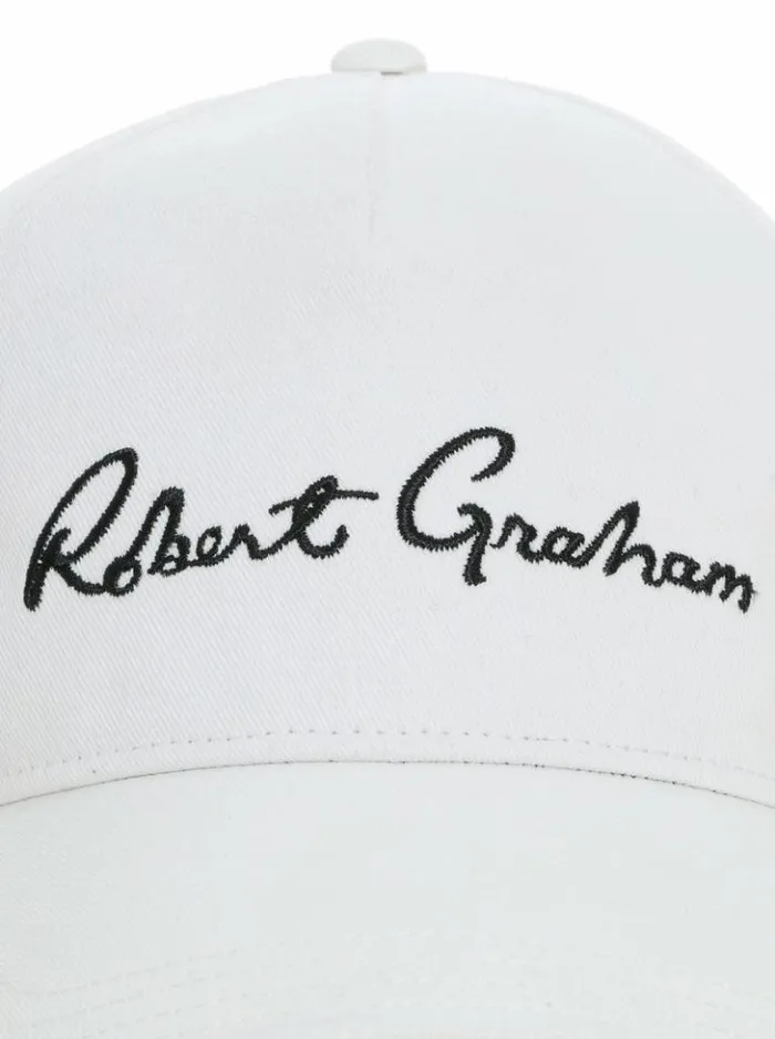 Men Robert Graham Accessories Splash Baseball Hat White