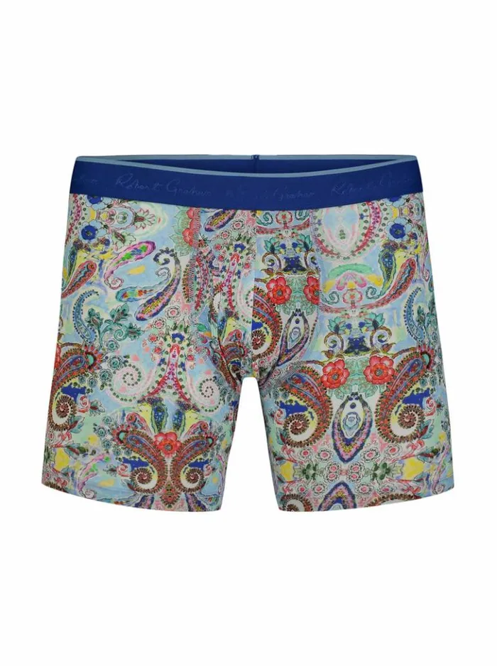 Men Robert Graham Pajamas and Underwear Colorful Paisley Single Boxer Brief Multi Men Robert Graham Pajamas and Underwear Colorful Paisley Single Boxer Brief Multi