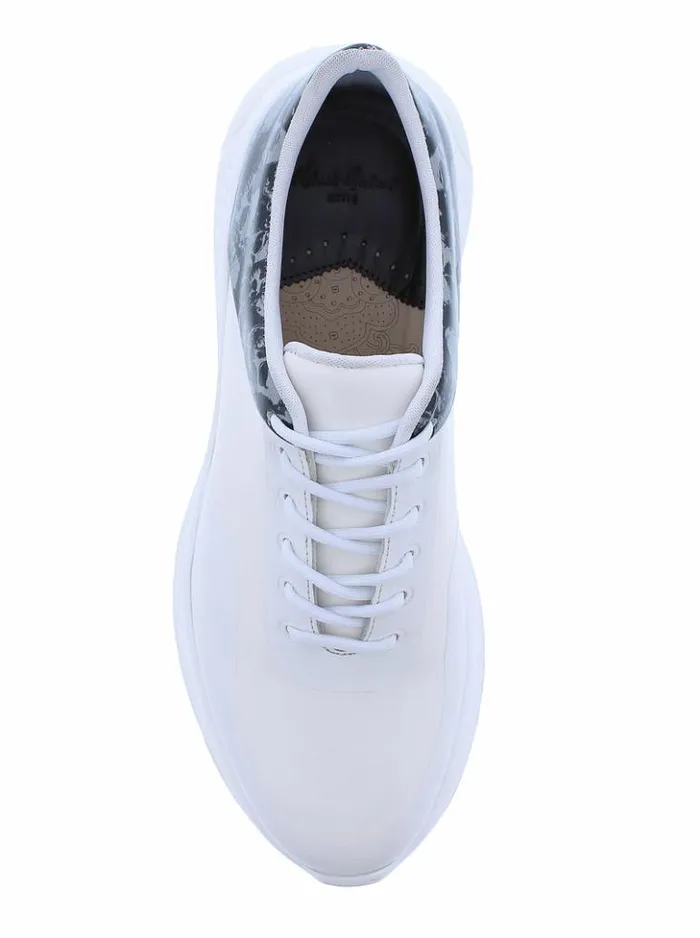 Men Robert Graham Shoes Crockett Golf Shoes White
