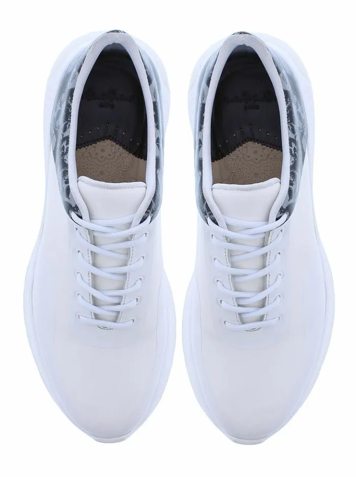 Men Robert Graham Shoes Crockett Golf Shoes White