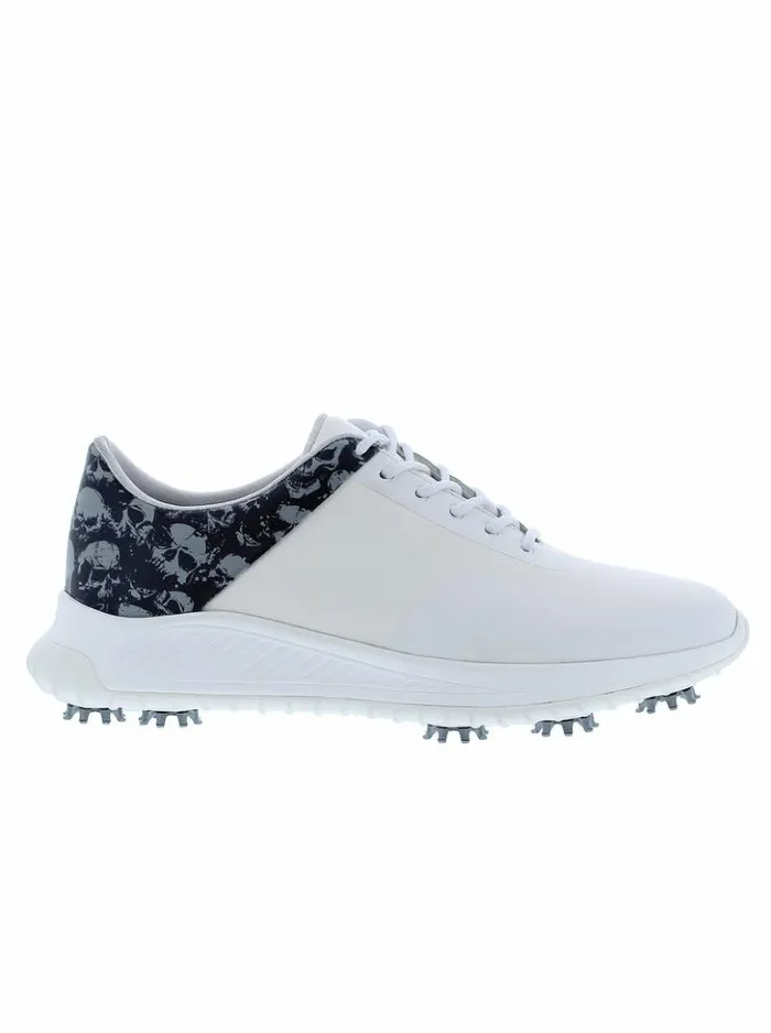 Men Robert Graham Shoes Crockett Golf Shoes White