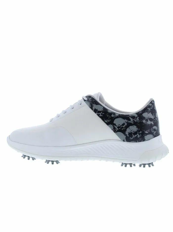 Men Robert Graham Shoes Crockett Golf Shoes White