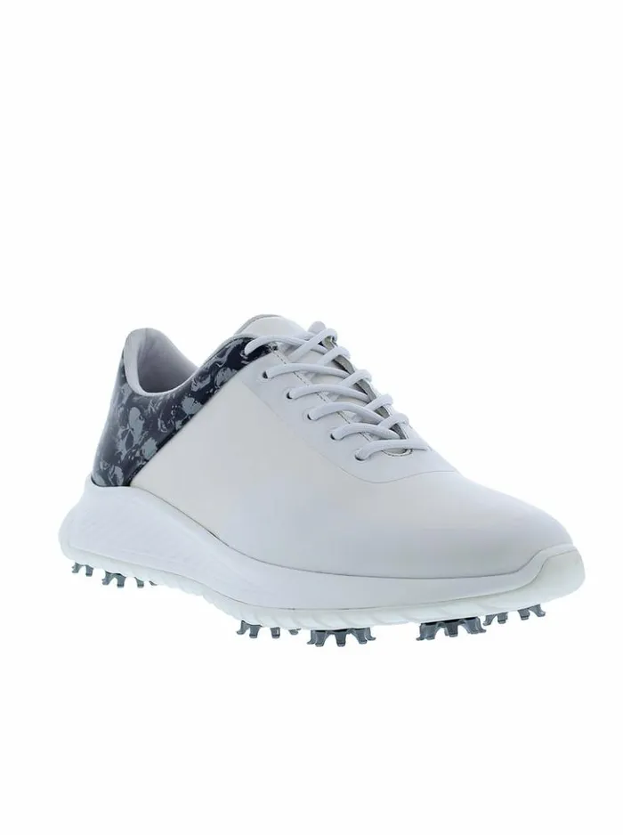 Men Robert Graham Shoes Crockett Golf Shoes White