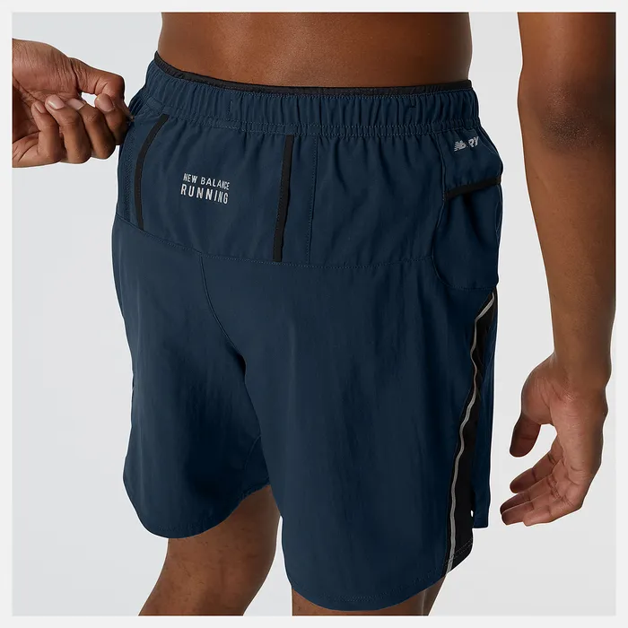Men Shorts New Balance Impact Run 7 Inch Short NATURAL INDIGO Men Shorts New Balance Impact Run 7 Inch Short NATURAL INDIGO