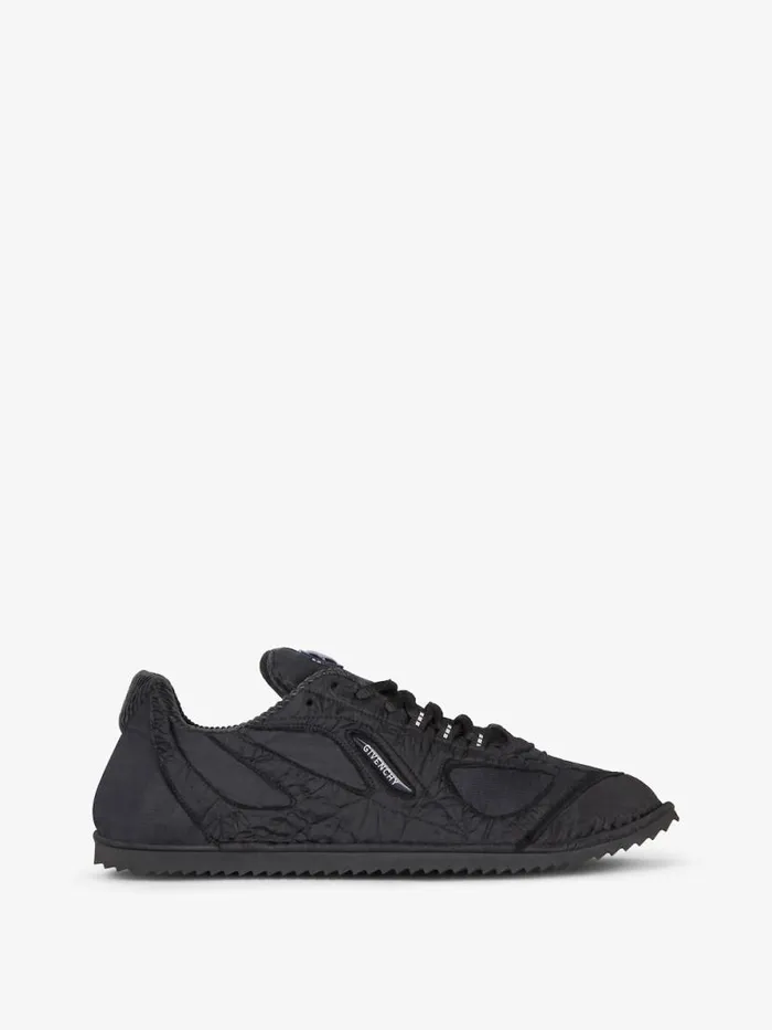 Men Sneakers Givenchy Flat Sneakers In Synthetic Fiber Black