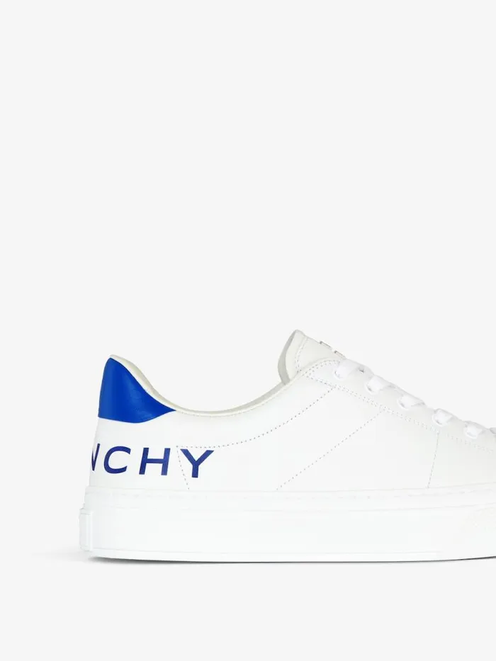 Men Sneakers Givenchy GIVENCHY City Sport Sneakers In Leather Whiteblue
