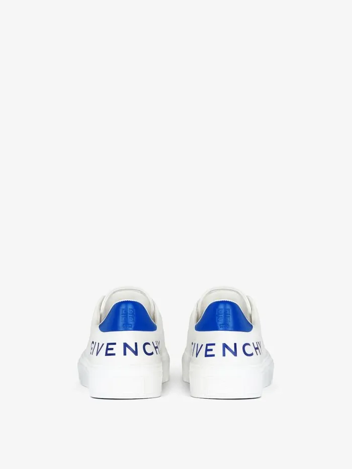 Men Sneakers Givenchy GIVENCHY City Sport Sneakers In Leather Whiteblue