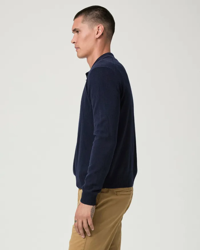 Men Sweaters and Sweatshirts PAIGE Dunlap Sweater 8211 Deep Anchor Cashmere Men Sweaters and Sweatshirts PAIGE Dunlap Sweater 8211 Deep Anchor Cashmere