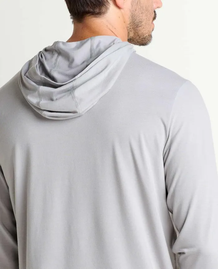 Men Sweaters Jackets and Layers Toad and Co Swifty Hoodie Light Ash