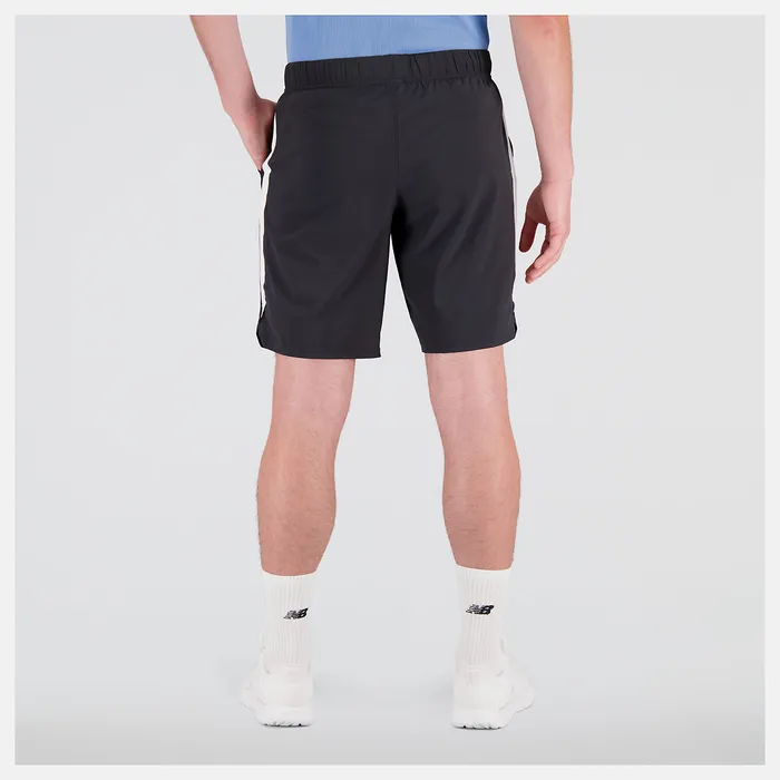 Men Tournament 9 inch Short BLACK Shorts New Balance