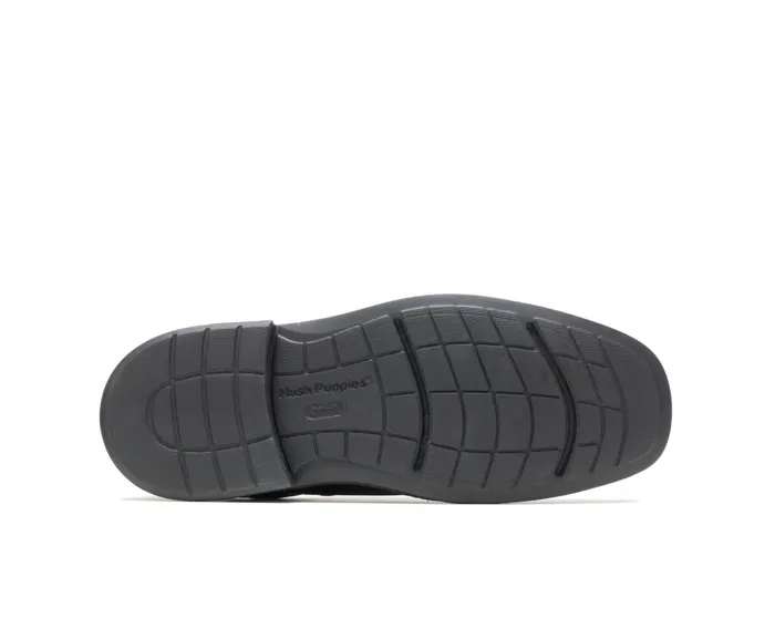 Men Walking Shoes Hush Puppies Prinze Hopper Black Leather Men Walking Shoes Hush Puppies Prinze Hopper Black Leather