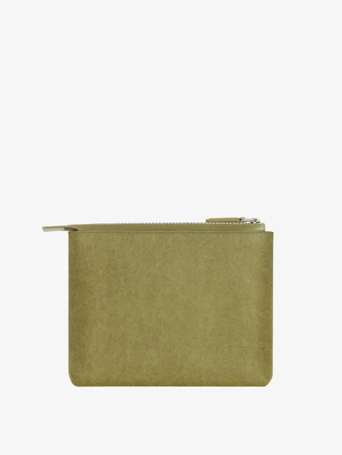 Men Wallets and Card Holders Givenchy GIVENCHY Travel Pouch In Canvas Khaki