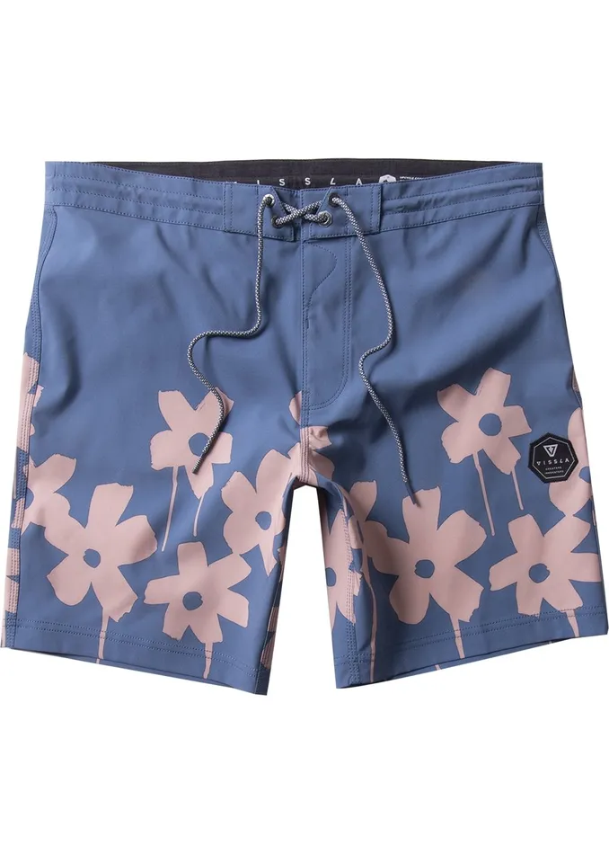 Men Waterlogged 1758243 Boardshort Harbor Blue Boardshorts Vissla