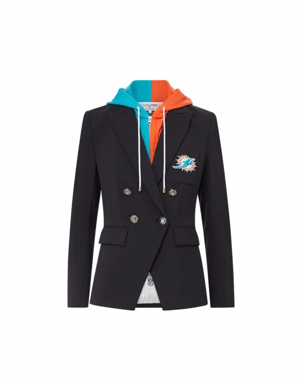 Miami Dolphins Dickey Jacket Miami Dolphins Women Veronica Beard Jackets and Outerwear