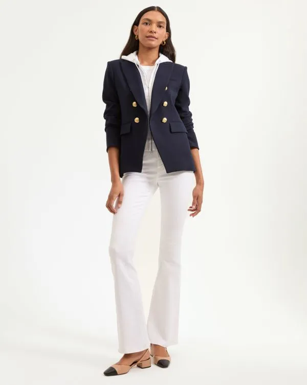 Miller Dickey Jacket Navyandgold Women Veronica Beard Jackets and Outerwear