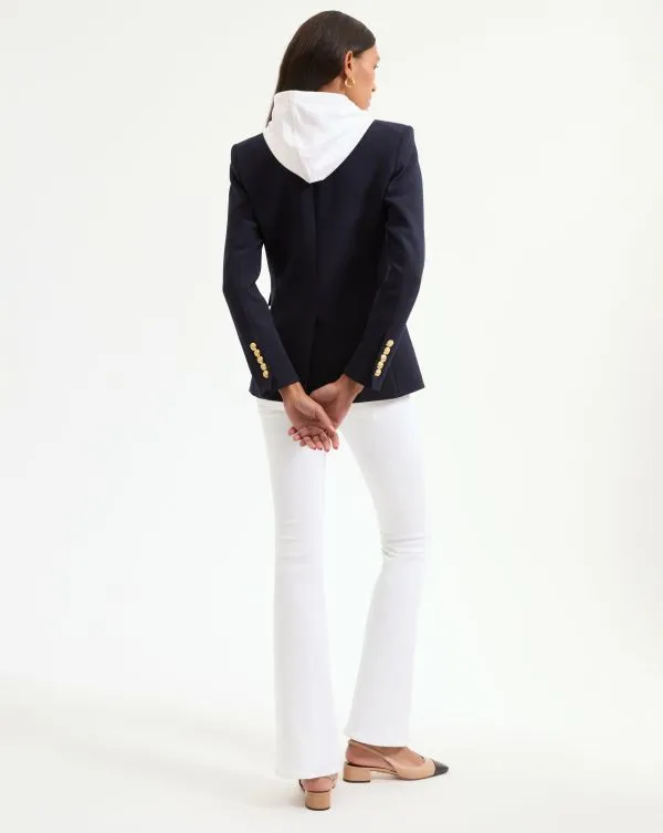 Miller Dickey Jacket Navyandgold Women Veronica Beard Jackets and Outerwear