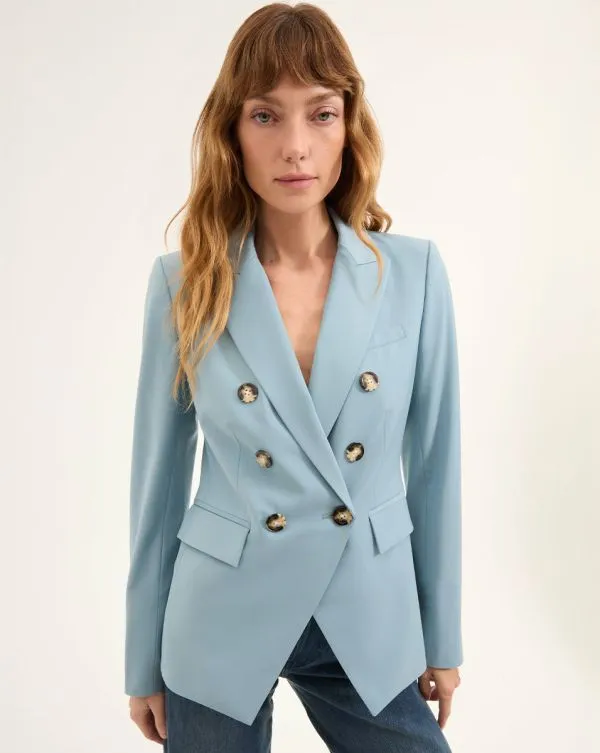 Miller Dickey Jacket Sea Glass Women Veronica Beard Jackets and Outerwear