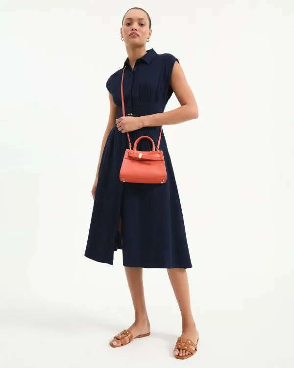 Mini Veronica Beard Dash Bag Persimmon Women Veronica Beard Handbags Mini Veronica Beard Dash Bag Persimmon Women Veronica Beard Handbags