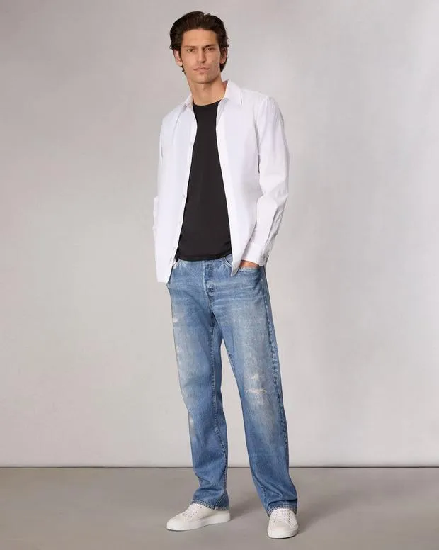 MiramarFit 4 8211 StraightJeans Miramar Fleece Fit 4 Pant GreenwoodGreyscaleKenmareRiverly rag and bone Men