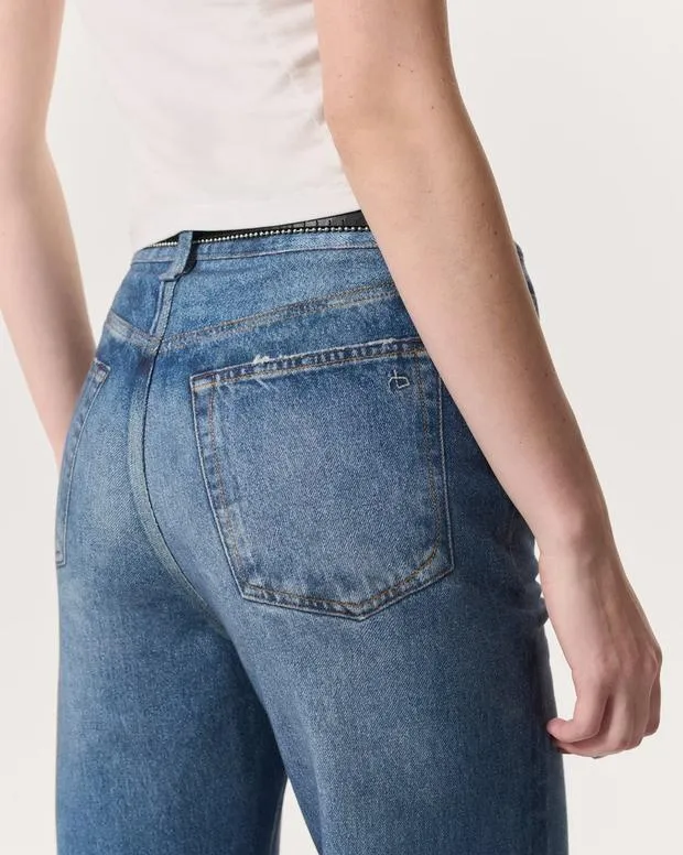 Miramar Terry Shea AnkleLength Pants Cosmos FlexiMiramarWideLeg and BarrelJeans rag and bone Women