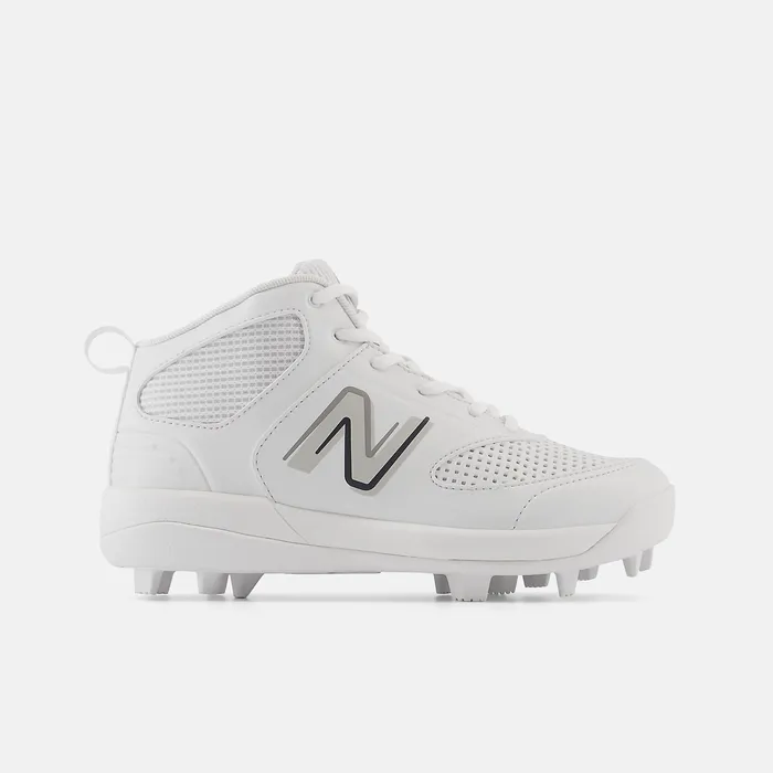 New Balance Cleats Kids 3000 v6 Rubber Molded Synthetics White