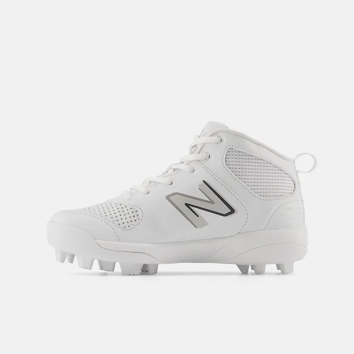 New Balance Cleats Kids 3000 v6 Rubber Molded Synthetics White New Balance Cleats Kids 3000 v6 Rubber Molded Synthetics White