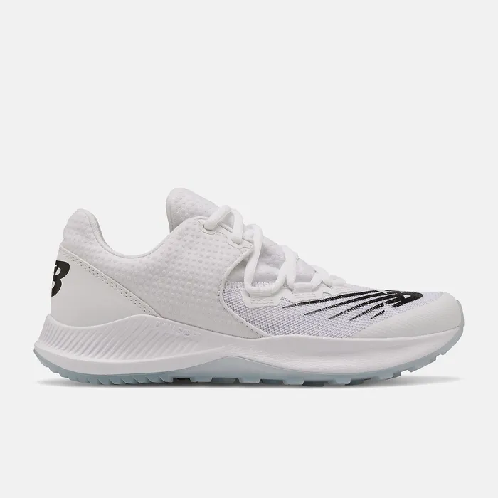 New Balance Cleats Kids 4040 v6 Youth Turf Trainer White with Black