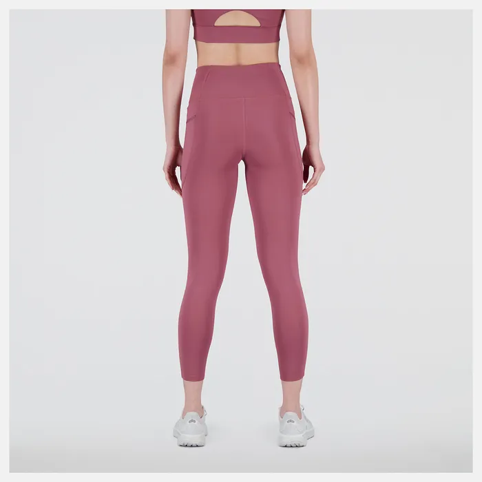 New Balance Pants and Leggings Women Shape Shield 78 High Rise Pocket Tight WASHED BURGUNDY New Balance Pants and Leggings Women Shape Shield 78 High Rise Pocket Tight WASHED BURGUNDY