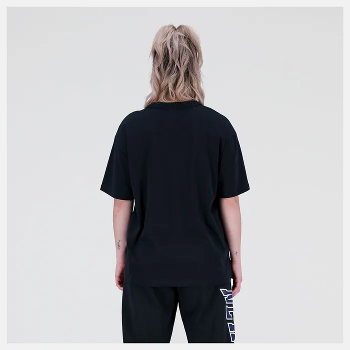 New Balance Unissentials Warped Classics Cotton Jersey TShirt BLACK MenWomen Matching Sets New Balance Unissentials Warped Classics Cotton Jersey TShirt BLACK MenWomen Matching Sets