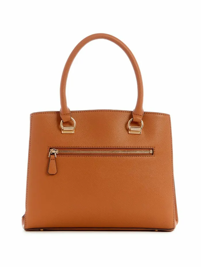 Noelle Girlfriend Satchel Light Cognac Handbags GUESS Women Noelle Girlfriend Satchel Light Cognac Handbags GUESS Women