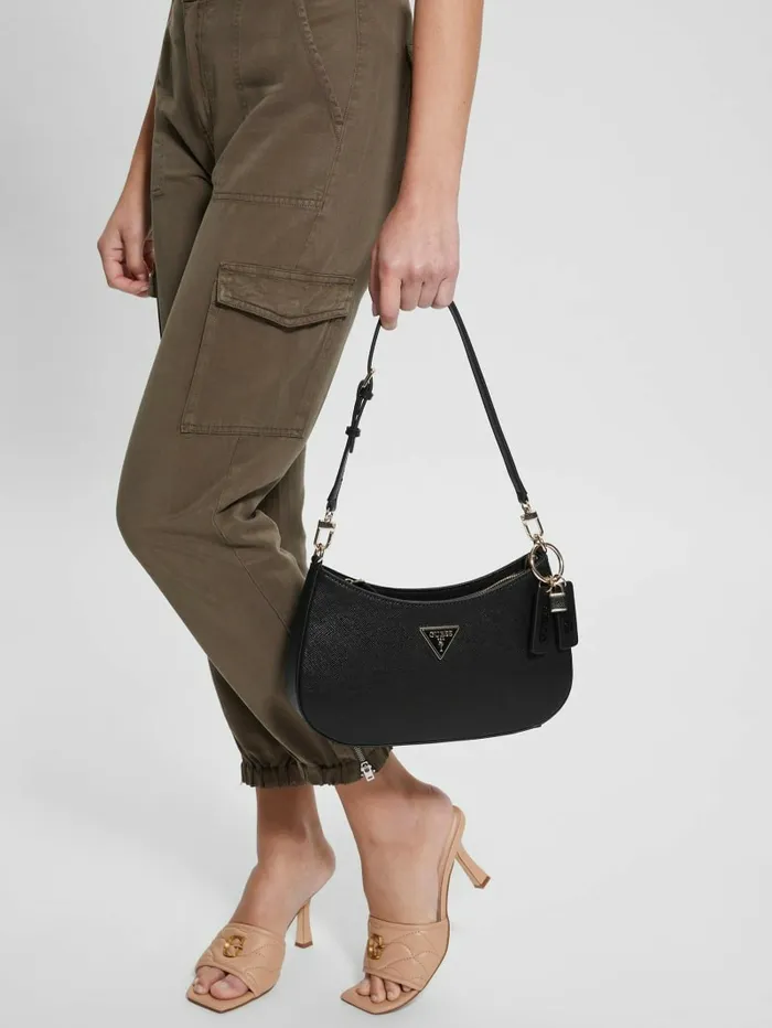 Noelle Shoulder Bag Black Handbags GUESS Women