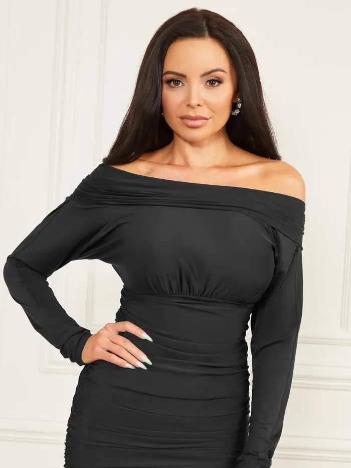 Oriana Dress Black Women Dresses and Jumpsuits GUESS