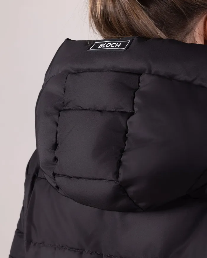 Outerwear Bloch Adult Bloch Longline Puffer Black Outerwear Bloch Adult Bloch Longline Puffer Black