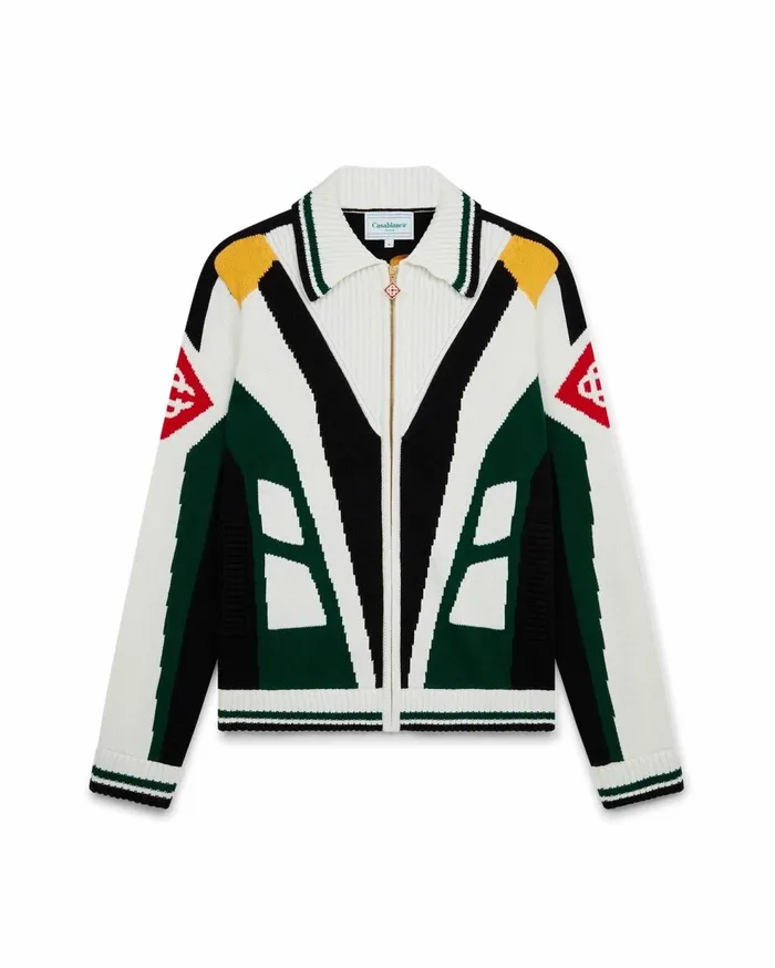 Outerwear Men Casablanca Paris Casa Racing Knit Jacket