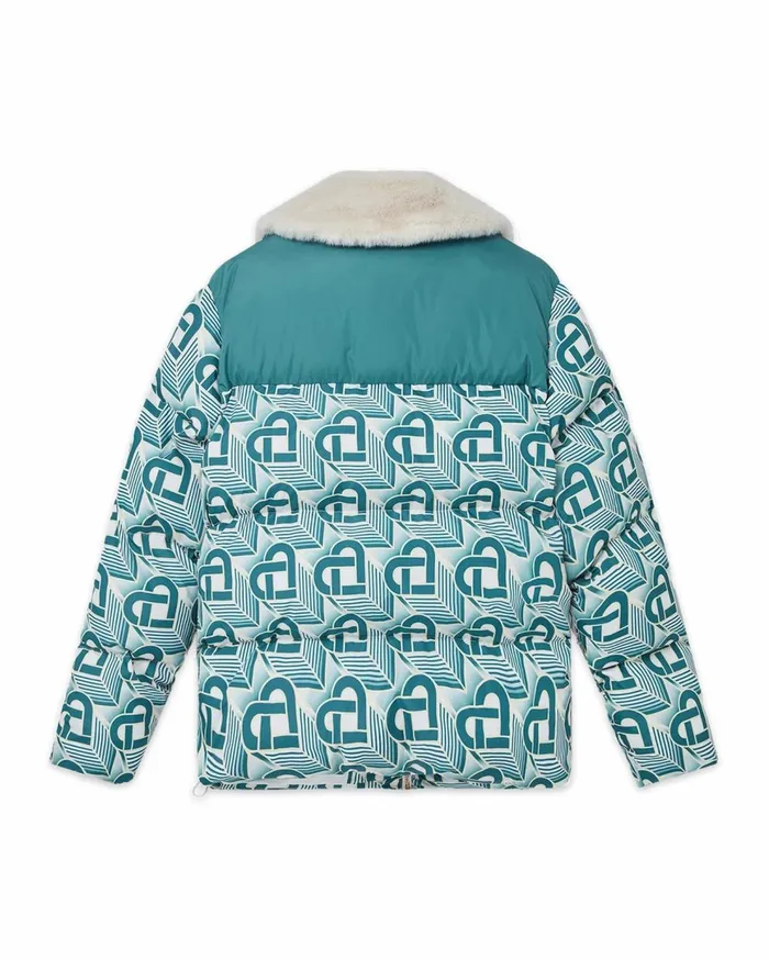 Outerwear Men Casablanca Paris Heart Monogram Puffer Jacket