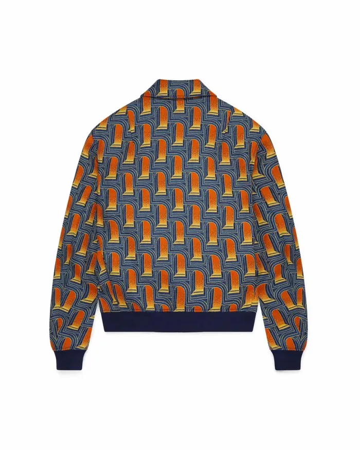 Outerwear Men Casablanca Paris L039Arche De Nuit Jacquard Bomber Jacket Outerwear Men Casablanca Paris L039Arche De Nuit Jacquard Bomber Jacket