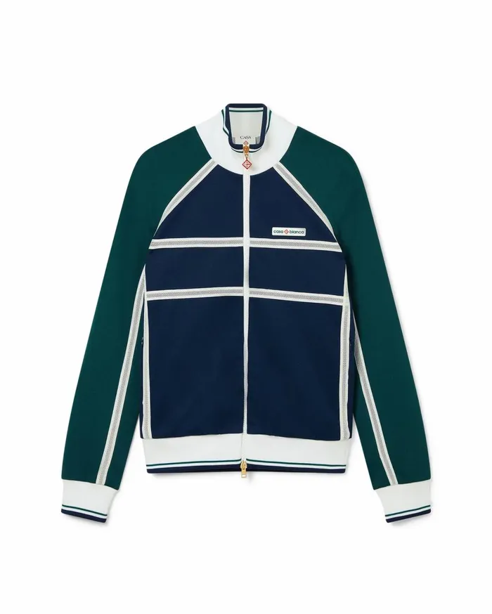 Outerwear Women Casablanca Paris Mesh Tape Track Jacket