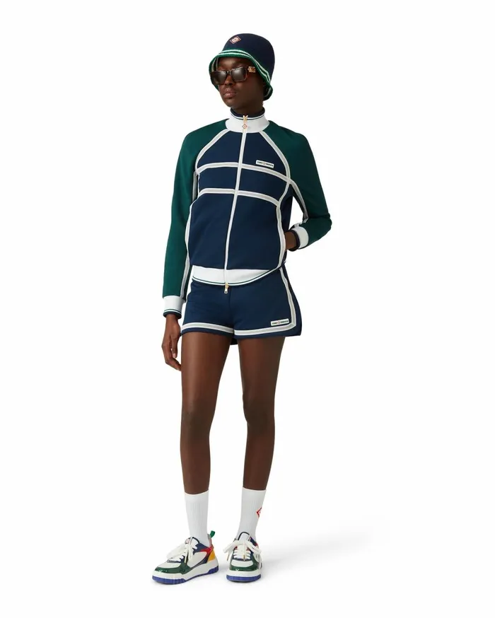 Outerwear Women Casablanca Paris Mesh Tape Track Jacket