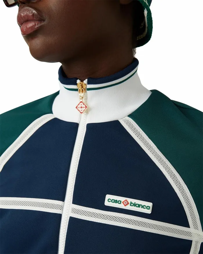 Outerwear Women Casablanca Paris Mesh Tape Track Jacket
