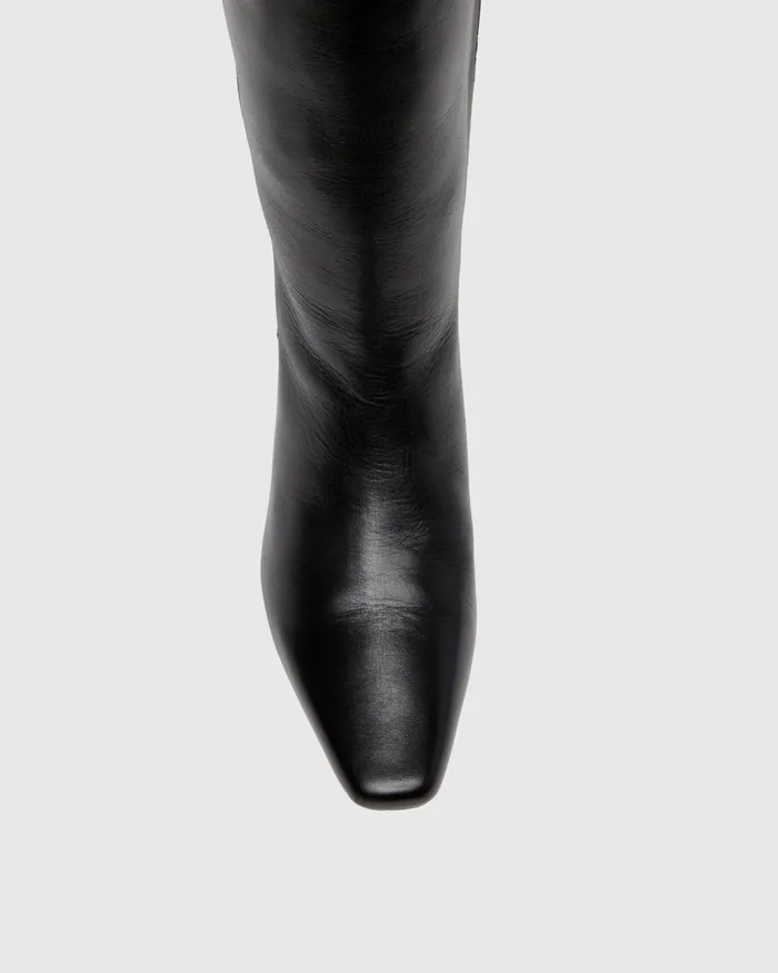 PAIGE Boots Women Ansley Tall Boot 8211 Black Leather PAIGE Boots Women Ansley Tall Boot 8211 Black Leather
